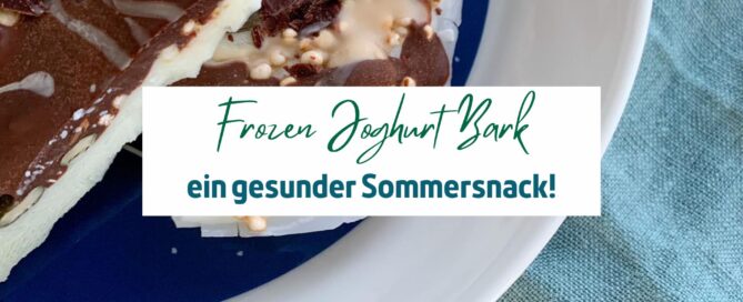 Frozen Joghurt Bark