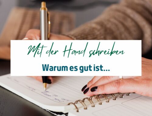 Warum es gut ist, mit der Hand zu schreiben