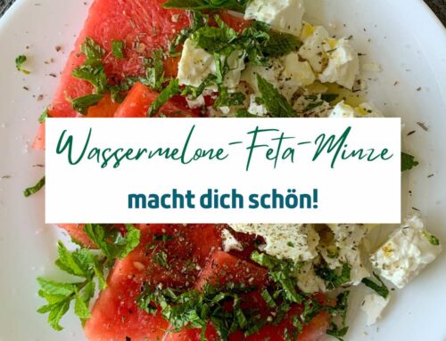 Wassermelone-Feta Salat macht dich schön!