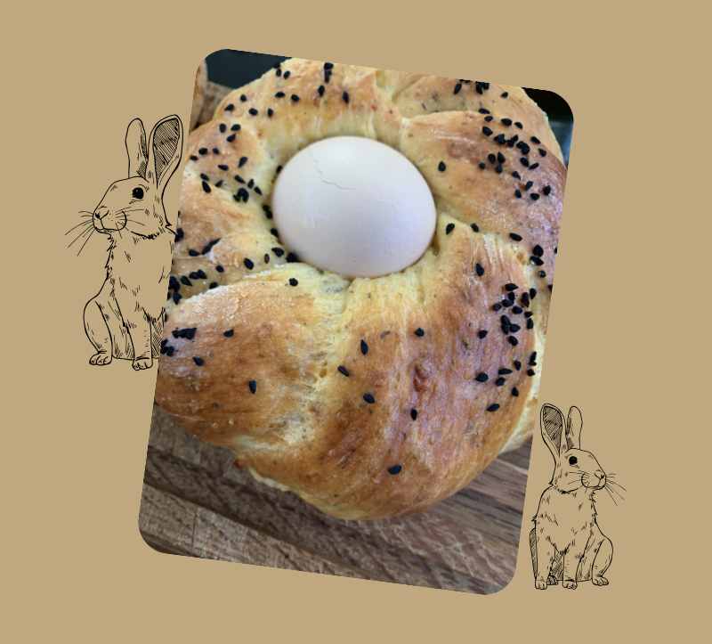 Pikante Germteigkränze